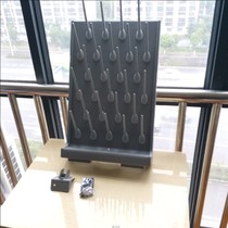 PP drip rack Laboratory special test black 27 bar beaker rack Lek test room utensils cool dry rack High density