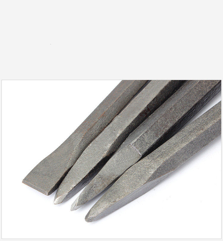 促销錾子 凿子凿铁专用扁头尖头合金工具包邮水泥石工凿钳工凿钢