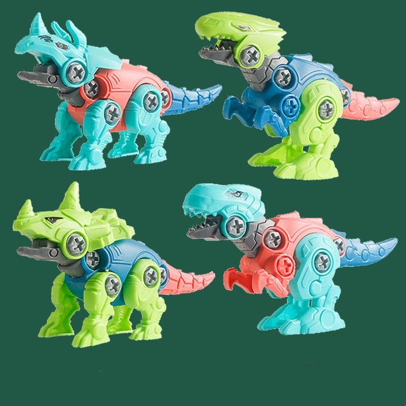 可签到恐龙拼装玩具螺丝刀