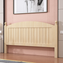 Custom headboard Simple modern new 1 8 meters solid wood economy 1 5 double tatami bed by backplane bed