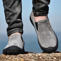 Autumn leather shoes 45 leather outdoor casual shoes 46 a pedal hiking shoes 47 mens lazy special size mens shoes 48