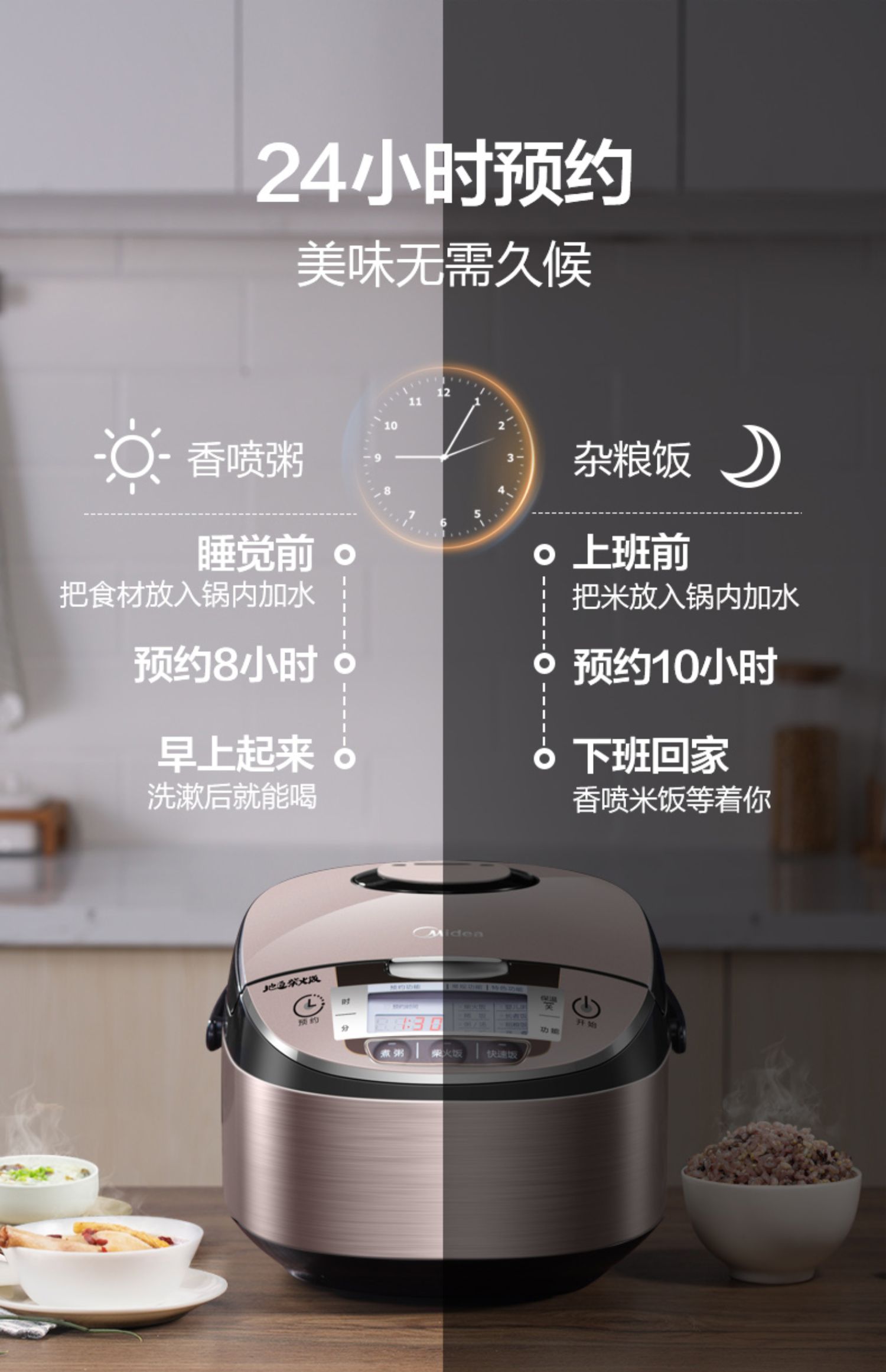 美的4l智能家用多功能3官方电饭煲介绍