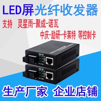 LED display fiber optic converter compatible with large screen Lingxingyu Kaishida Nova fiber optic transceiver
