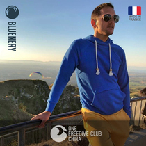 (France)BLUENERY 2019 China first Portuguese production of environmental protection organic cotton mens hoodie
