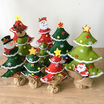 Christmas decorations Old Man snowman elk Christmas tree shape mini desktop mall window storefront ornaments