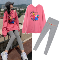 Pregnant women autumn suit fashion early spring high-end temperament Net red ocean air belly tide hot mother personality spring pregnant women pregnant women