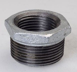 镀锌补芯6*4分内外丝转换接头补申变径管补心dn15 20 25 32 40 50