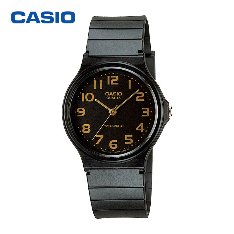 19日0点:casio 卡西欧 黑色石英手表 mq-24