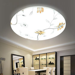 New LED ceiling lamp round bedroom lamp modern simple room neutral light color temperature 4000k lamp 6500k lamp