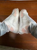 Silicone rain shoes cover abrasion resistant outdoor rainy day men anti-slip high help large waterproof extra-large code simple and convenient anti-sand