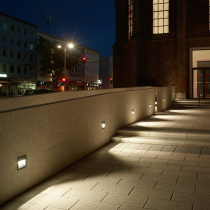 LED Embedded aisle corner light Stair stepping light Table step light Waterproof outdoor courtyard foot light