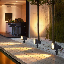Outdoor floor lamp Ground fixed waterproof landscape spot light Garden courtyard outdoor light Lawn courtyard light