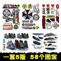 Car stickers creative personality car stickers Scratch occlusion 3d three-dimensional body stickers Text funny decoration Waterproof modification