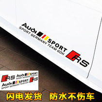 Car stickers Personality modification occlusion scratches English letters modification Reflective hood Door body bumper