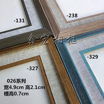 PS foam frame thread linen cloth pattern frame oil painting line photo frame decoration picture frame strip resin material batch hair