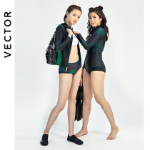 VECTOR diving suit woman long sleeve swimsuit sunscreen quick dry breathable display slim spa surf snorkeling equipped jellyfish
