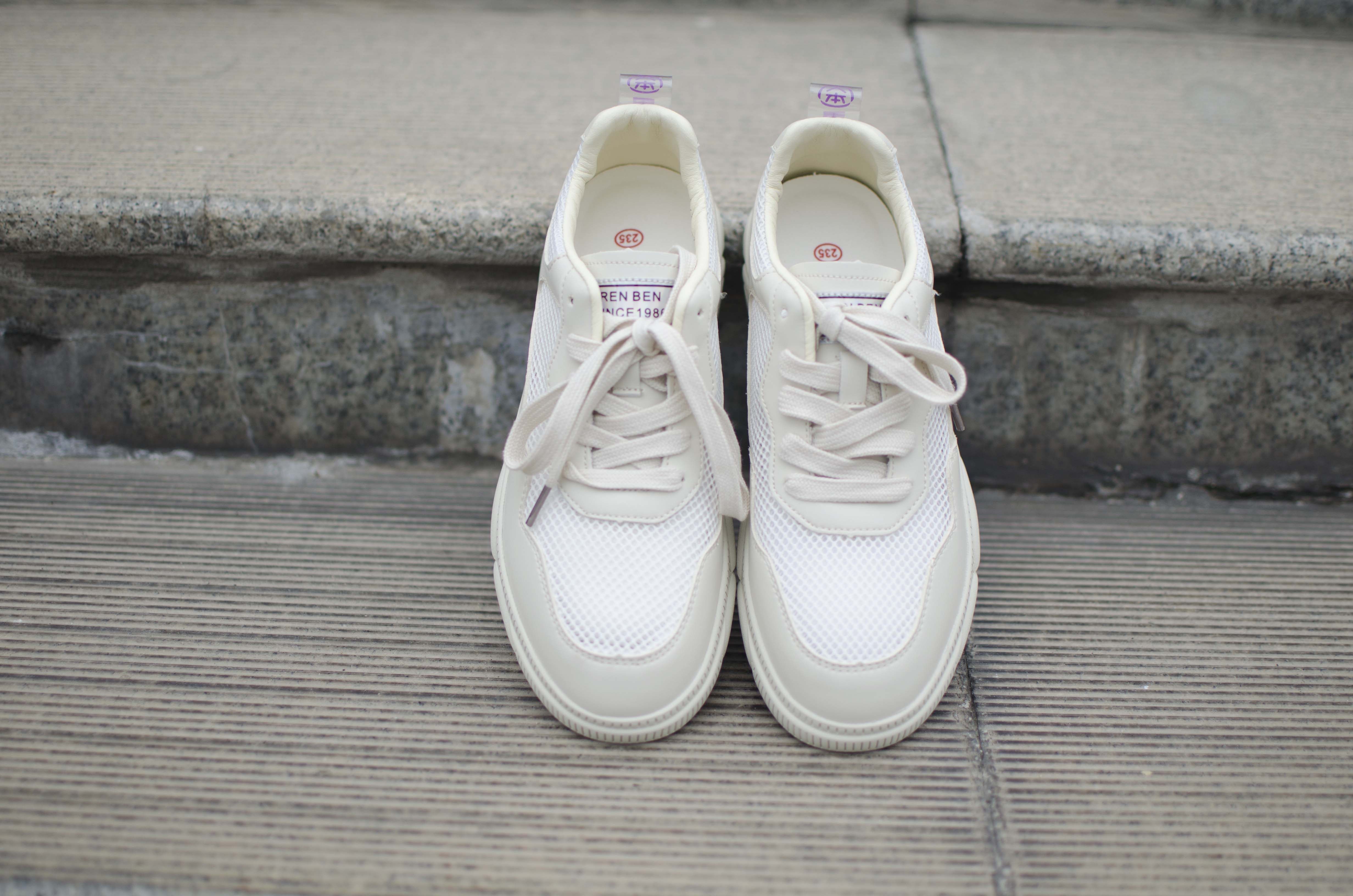 夏天都爱穿的人本透气运动鞋实拍赏析