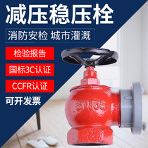 Domestic handmade Dashun Village micrometer multi-purpose indoor fire hydrant decompression and voltage regulator SN65 three copper water Belt Water Dragon