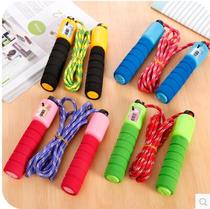 Sports skipping rope kindergarten physical exercise wooden toys wooden skipping rope cartoon skipping rope calculation skipping rope