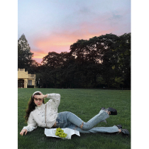 Aunt Barbie Micro Ladenim Pants Woman 2021 Autumn Winter New Broken Hole Design Sense Fashion Long Pants High Waist Wide Leg Pants