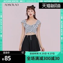 Swimsuit women are thin and cover their stomachs South Korea ins2021 new split conservative small chest gathered to cover the meat boxer swimming suit