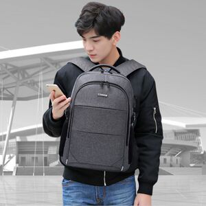 双肩包男士大容量高中生书包女时尚潮流旅行包大学生商务电脑背包