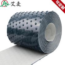 Aimai industrial belt manufacturer direct sales custom-made pattern light ring transmission pvc ink green round nail belt
