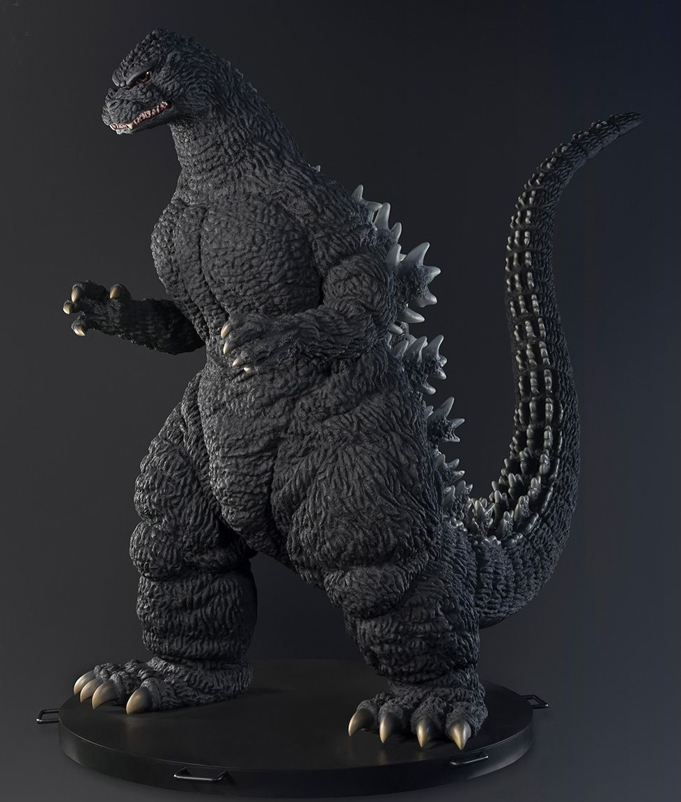 土豪镇宅之选 巨型哥斯拉手办登场