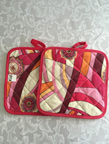 Foreign trade Europe-style hot meal mat household anti-i hot pot mat full cotton cushion double-sided printing mat