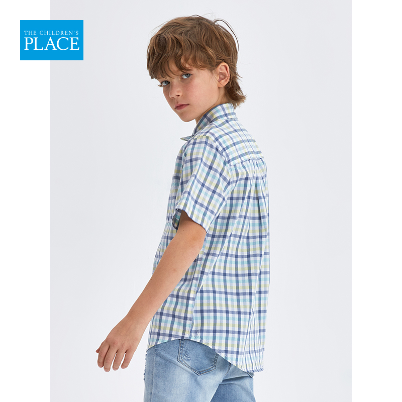 美国 The Children's Place 绮童堡 2020夏季新款 纯棉 男童短袖衬衫 天猫优惠券折后¥44包邮(¥99-55)