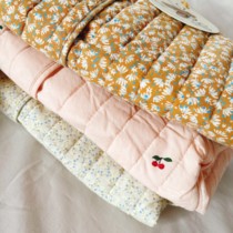 Denmarks new pure cotton combed cotton male and female child jacket kindergarten room outside the room with a soft foreign air thin and light lavish