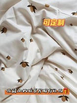 Danish infant bed pint full cotton four sets adult children bed bamboo hat covered pure cotton combed cotton quilts pillowcase