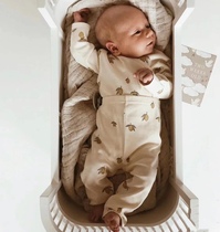 Danish Newborn Baby Little Baby Foreign Air Bag Fart Conjoined Climbing Pants Nordic Wind Super Nice High Quality Pure Cotton