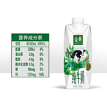 拍2！金典纯牛奶梦幻盖250mL*20盒[16元优惠券]-寻折猪