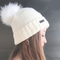 Wool hat outdoor hat childrens autumn and winter tide cute thick knitted hat warm Net red ins Japanese stretch