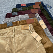 Anti-season autumn and winter rl corduroy business casual pants long pants straight tube Booker brothers mens soda