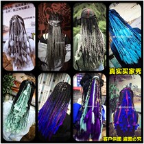 Dirty Braid Gradient Kinder Wigs Wig Women Finished Braid Twisted Bobraid Dirty Braid Braids Hip Hip-hop Hair