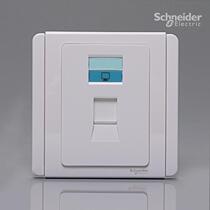 Schneider E3000 series Single computer socket E3031RJ5E(WW) White White