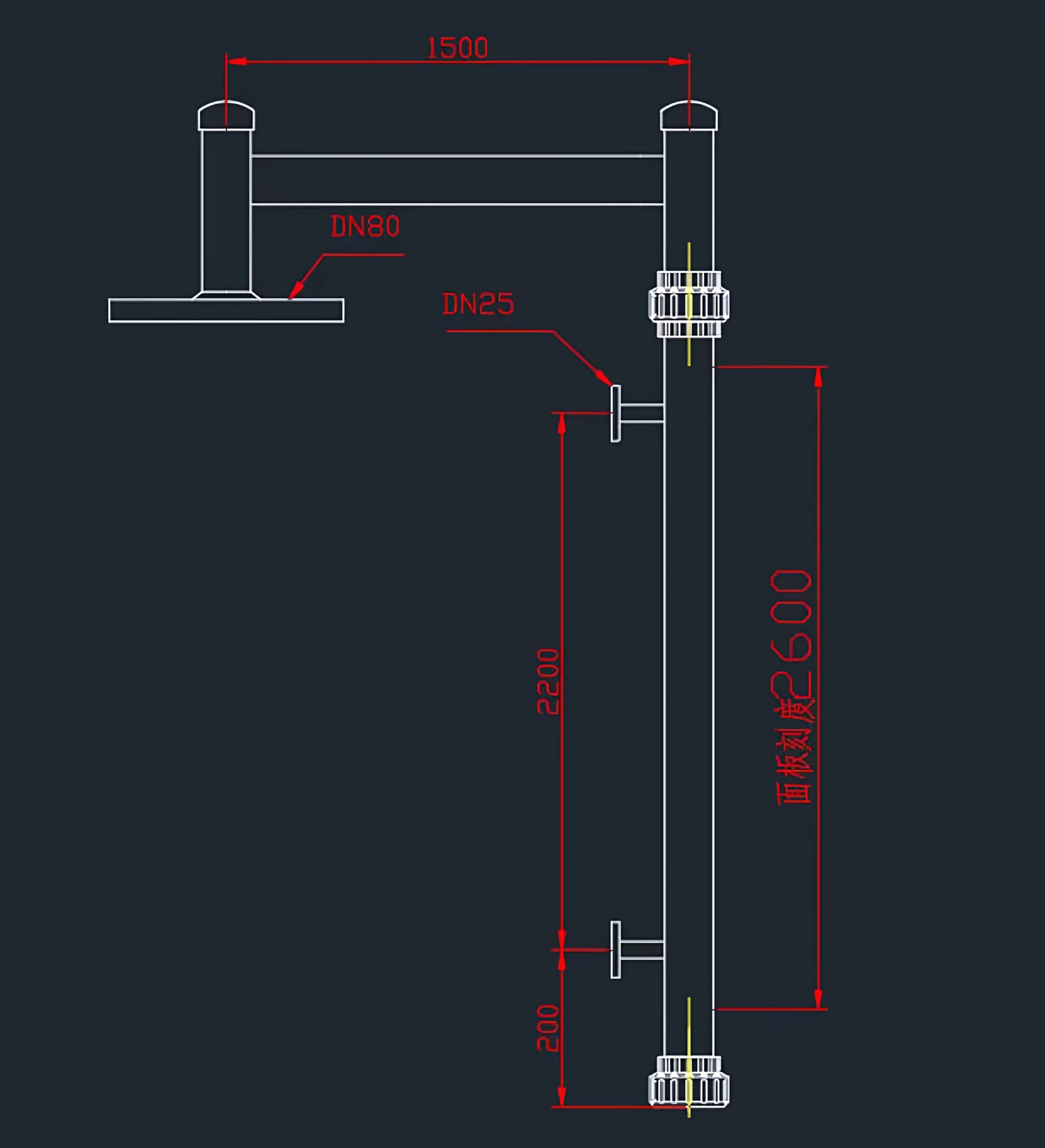 Уровнемер жидкости upvc/304/316l防腐型重锤式液位计浮标浮球式液位计重力式液位计 Hung