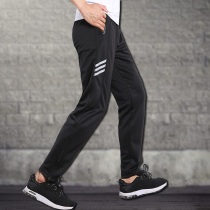 Sports pants mens adult thin loose quick-drying running breathable spring and autumn pants Football fitness casual autumn pants