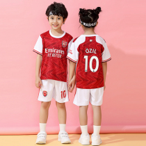 21 Arsenal Jersey childrens clothing boys and girls childrens football clothing training uniform short-sleeved childrens customization