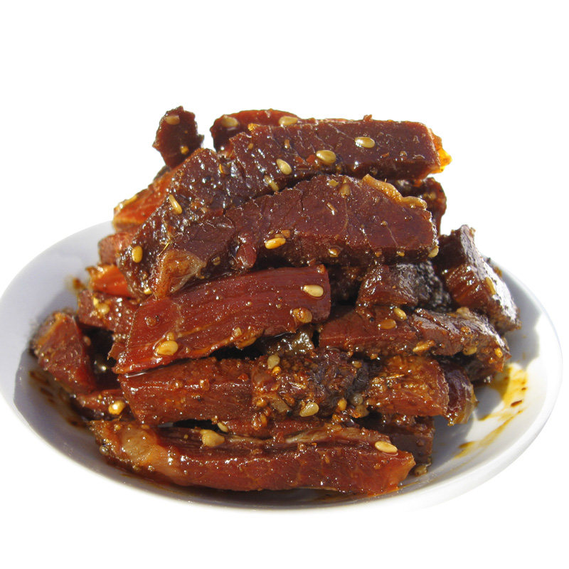比牛肉干好吃的零食特产新疆马肉干麻辣味小吃香辣孜然包邮180g