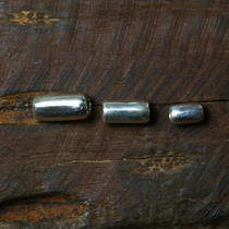 Bull blunt Seiko Takaqiao solid barrel bead bead 925 silver bead solid heart bead with hand - made bulk silver decoration couple