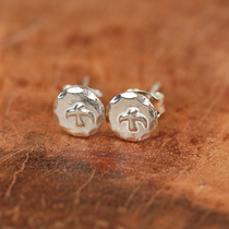 Bull Blunt Seiko High Bridge Flying Bird Ear Nail Knocks Big Points Gold Earrings 925 Pure Silver Decorated Ear Spikes Hand Rechings Lovers