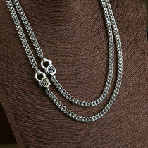 Bull Blunt Work Good Art Cherry Blossom Button Necklace Bracelet Bracelet 925 Pure Silver Reengrave European And European Boomers Goodart