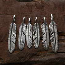 Cow blunt Seiko Takaqiao Gyoguchi Goros Little Feather Pending 925 pure silver reconfigured hand accessories couple goros