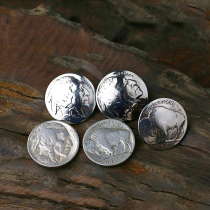 Bull blunt Seiko Takaqiao Cashut Five cents Nickel Indian Bison like DIY screw couple accessories