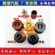 Car foot pad buckle fixed double-layer detachable leather carpet wire ring non-slip plastic button artifact Universal