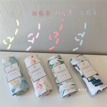 South Korea Ins baby bag by pure cotton double layer gauze scarf baby swaddle towel bath towel newborn cuddled by a covered blanket