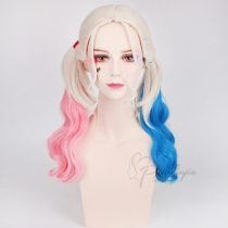 Suicide squad clown female wig cosplay Hallie Quinn same cos movie anime X contingent anime